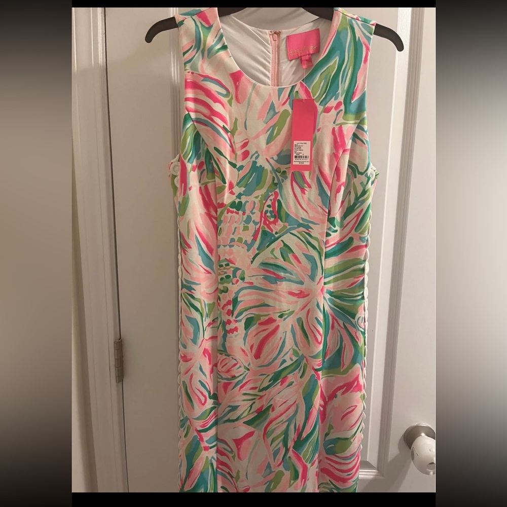 Lilly Pulitzer Colorful Sleeveless Tropical Dress